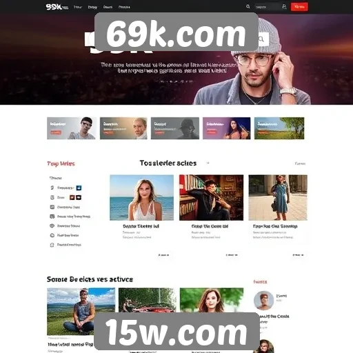 Análise da popularidade do site 69k.com