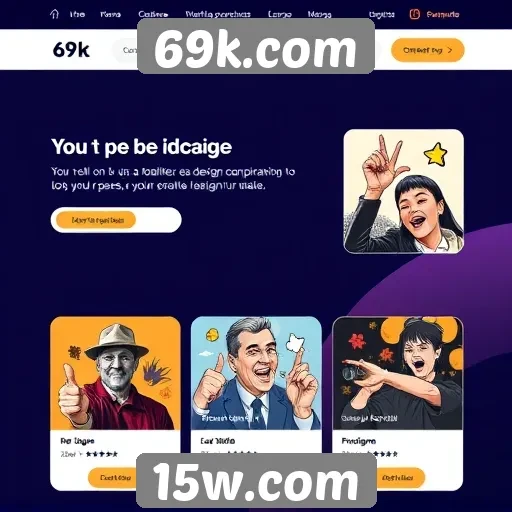 Plataforma 69k.com se destaca pela usabilidade e design